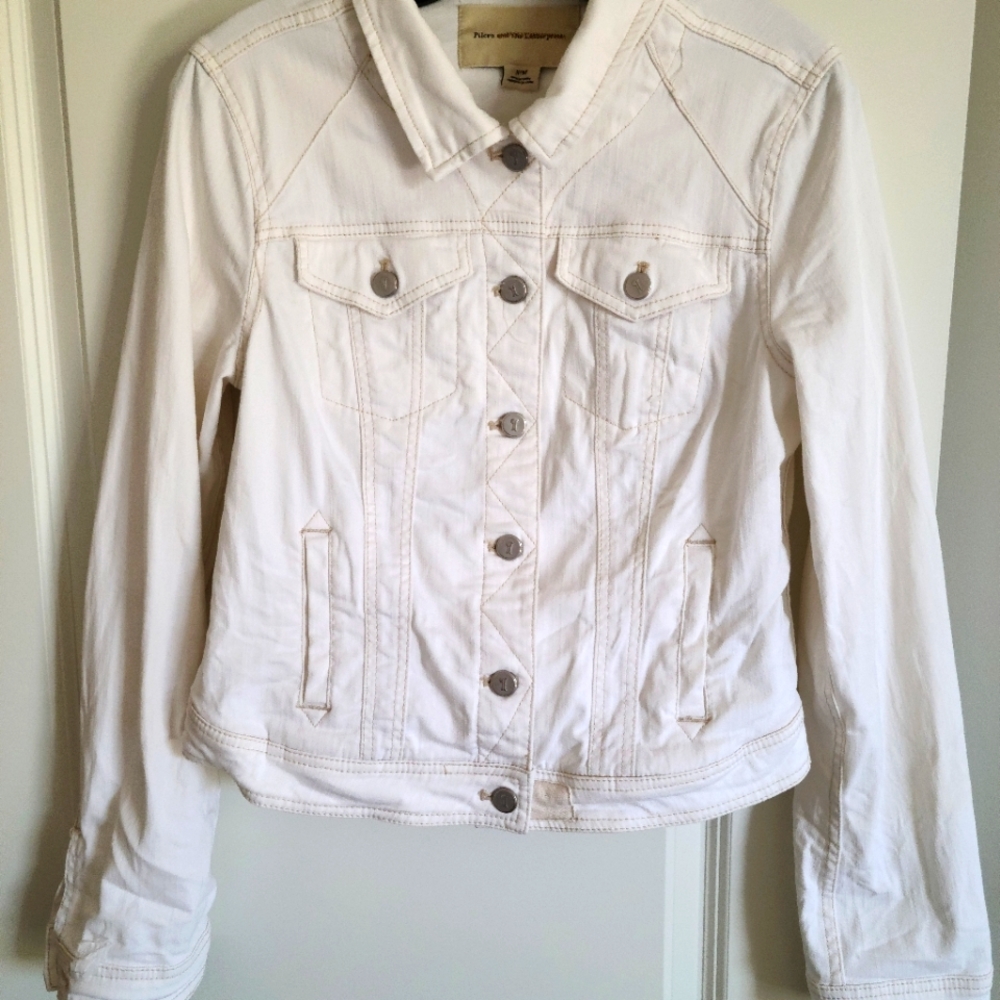 White Jean Jacket